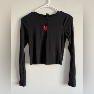 cropped long sleeve